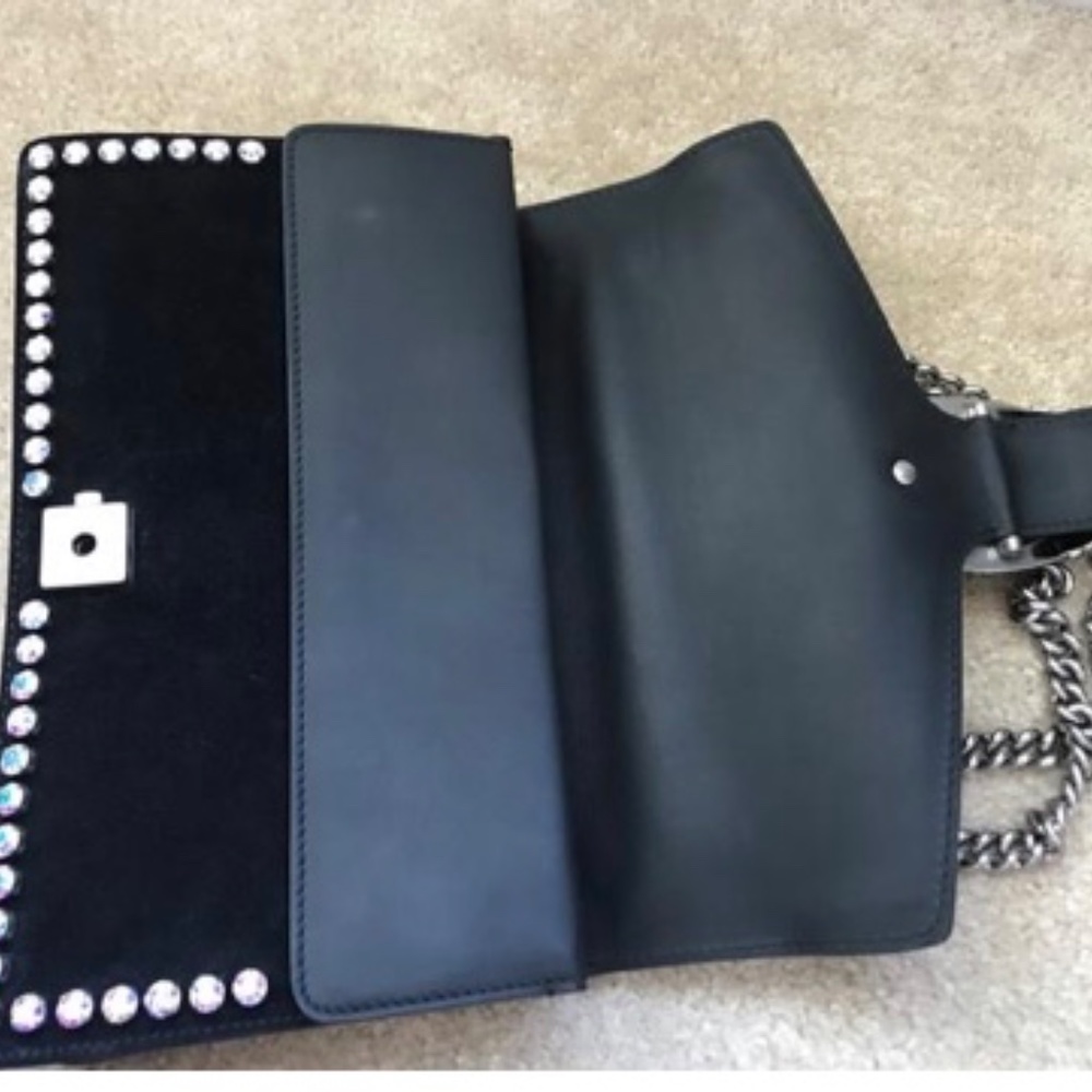 Gucci Dionysus With Crystals Outer Suede Lining In - Picture 4 of 8